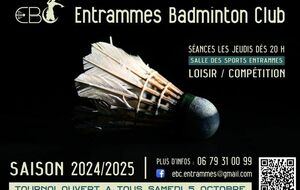 Bienvenue sur le site officiel Entrammes Badminton Club (E.B.C.)