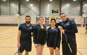 Le 7/02/23, l'équipe mixte affrontait l'équipe de BCSBC Badminton Saint-Baudelle/Contest 53 
Victoire 8-0